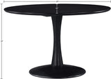 Tulip Black Dining Table 915Black-T Meridian Furniture