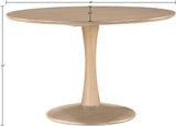 Tulip Natural Oak Dining Table 915Oak-T Meridian Furniture