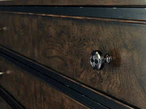 Lexington Barclay Butera Westside Hall Chest - Luxurious Hollywood Regency Design With White Ash Burl And Ample Storage Drawers Wilshire  915-974