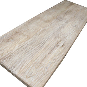 Lilys 51" Rustic Elmwood Console With Two Drawers Weathered Natural 9162-NA