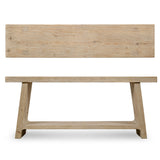 Lilys 72" Ravenna Console Table Weathered Wash Natural Pine 9164
