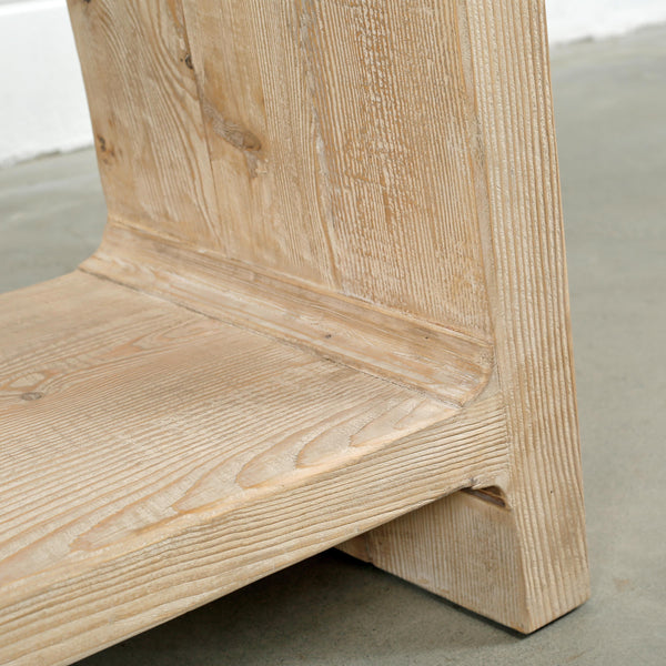 Lilys 72" Ravenna Console Table Weathered Wash Natural Pine 9164