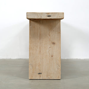 Lilys 72" Ravenna Console Table Weathered Wash Natural Pine 9164