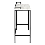 OSP Home Furnishings Brighton Console Table White/Black