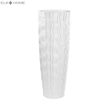 Wave Vase - Large White 9166-029 Elk Home