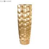 Wave Vase - Large Gold 9166-032 Elk Home