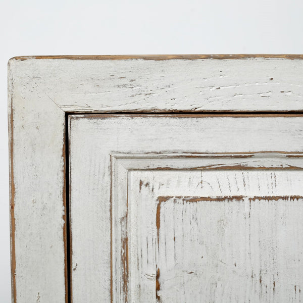Lilys Amalfi Six Door Two Tones Sideboard Distressed White 110X18X36H 9168-W