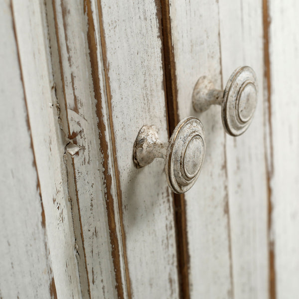 Lilys Amalfi Six Door Two Tones Sideboard Distressed White 110X18X36H 9168-W