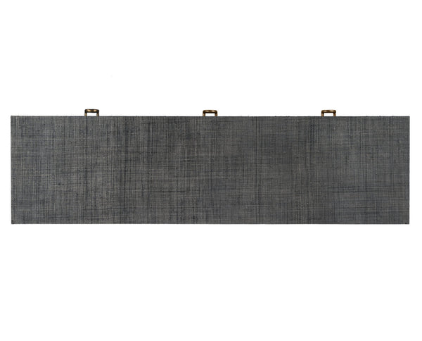 Butler Specialty Chatham 3-drawer Raffia Sideboard With Chic Woven Design And Elegant Brass Pulls For Stylish Storage Charcoal Gmelina Arborea Wood,Mdf,Maple Veneer,Raffia,Aluminum 9170420-butler