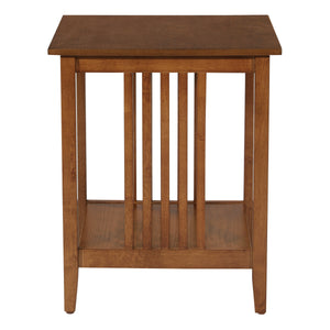 OSP Home Furnishings Sierra Side Table Ash Finish