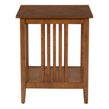 OSP Home Furnishings Sierra Side Table Ash Finish