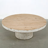 Lilys Amalfi Two Tones Mushroom Coffee Table42X42X16 9172-W