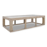 Lilys Capri Coffee Table With Arrow-Shaped Legs Weathered Natural 72X36X16 9177-NA