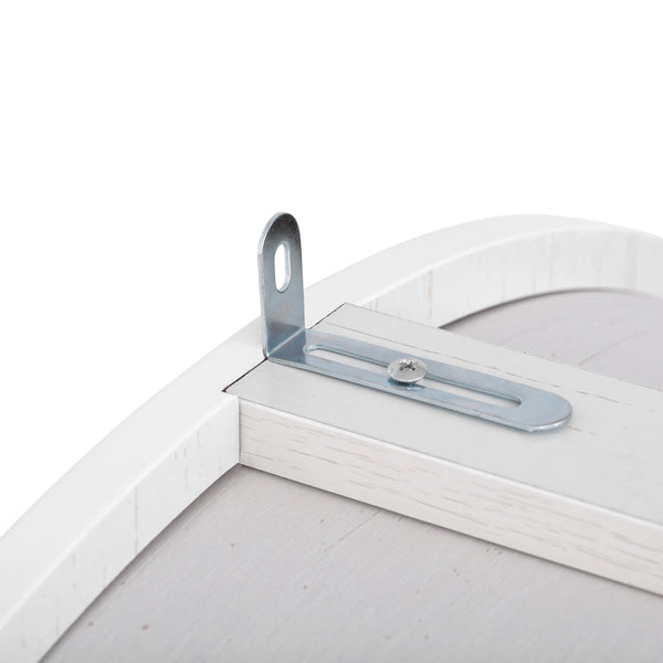 English Elm K&K Arched 71" Kitchen Pantry Cabinet with Glass Doors, Brass Handles, Adjustable Shelves & Drawer White N707P288969W