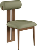 Dario Green Vegan Leather Dining Chair 917Olive-C Meridian Furniture