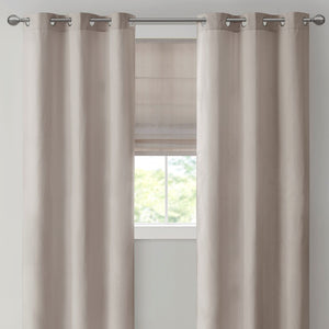 English Elm Basketweave Room Darkening Roman Shade with Thermal Foam Backing, Cordless, OEKO-TEX Certified taupe 6.08 L x 10.5 W x 7.5 H B03598290