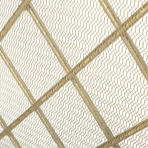 English Elm Christopher Knight Home® - FIRE Amiyah 3-Panel Iron Fireplace Screen - Decorative Protective Mesh Shield for Hearth Safety and Style Gold 61127.00GLD