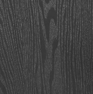 EuroStyle Gunda Round End Table Ash Veneer Top with Black Finish for Living or Bedroom 91817BLK-KIT