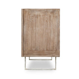 Lilys Tempo Entryway Cabinet Weathered Natural With Metal Legs 46X20X32H 9184-NA