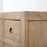 Lilys Capri Chest Of Drawers Weathered Natural Pine 68X18X35H 9185-M