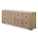 Lilys Capri Chest Of Drawers Weathered Natural Pine 88X18X35H 9185-L