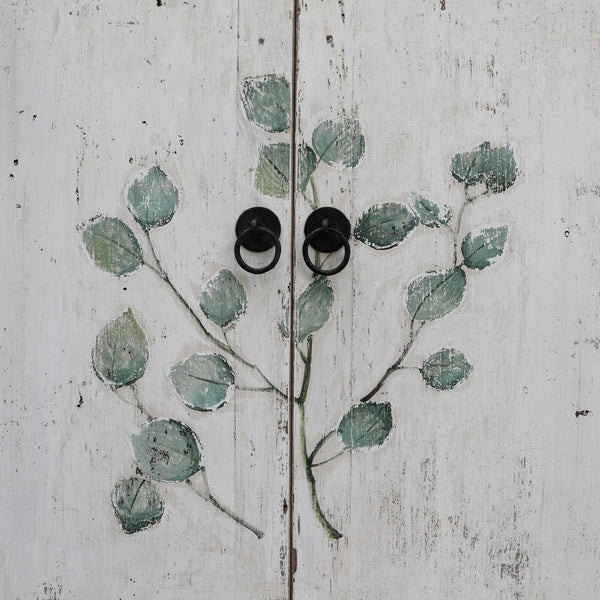 Lilys Tropea 4 Doors Sideboard Distressed White  70.9X17.7X35.4H 9187W-M