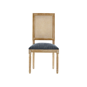 English Elm Christopher Knight Home® - [Set Of 6] Vintage-Inspired French Country Dining Chairs - Elegant Cane Backrest & Upholstered Comfort N767P263678H_6