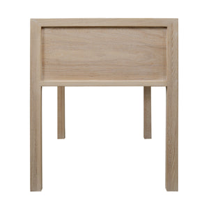 Lilys Lily Casa 5 Drawers Desk White Wash Ash 61.8X25.9X30.98H 9190-W