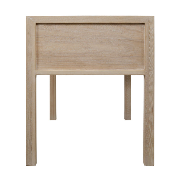 Lilys Lily Casa 5 Drawers Desk White Wash Ash 61.8X25.9X30.98H 9190-W