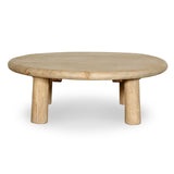 Lilys Elba Round Coffee Table Weathered Natural 50X50X17H 9193