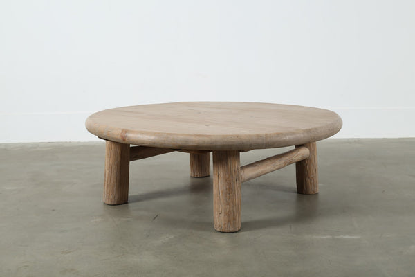 Lilys Elba Round Coffee Table Weathered Natural 50X50X17H 9193