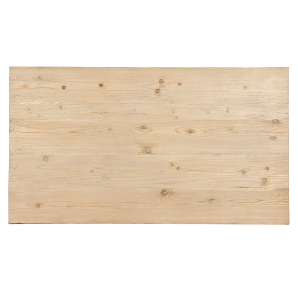 Lilys 60" Long Cross Legs Coffee Table Weathered Natural 60X34X18H--10% Discount 9194