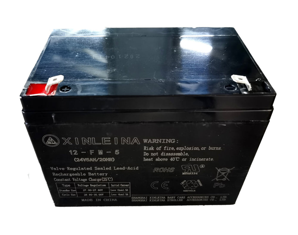 English Elm 24v 5ah Sealed Lead Acid Rechargeable Battery for Kids Ride on Cars and Utvs W1760P208335