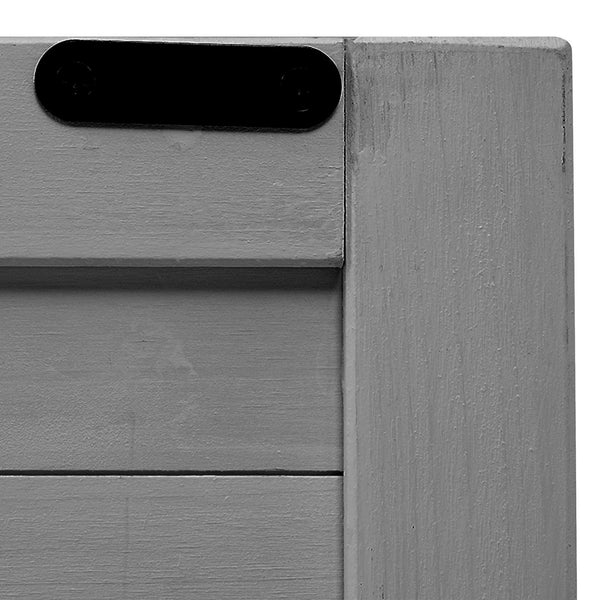 English Elm [Assembly 65inch Garden Potting Bench Table Fir Wood Workstation with 3-Tier Shelves Drawers Cabinet for Organization and Durability Gray N717P220217E