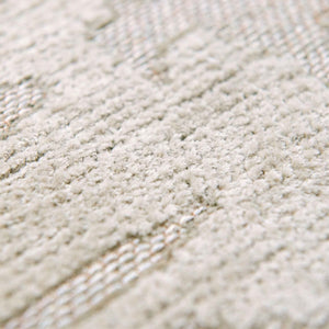 Louis de Poortere Structures Baobab Sculptural Area Rug Earthy Textured Motifs for Living Room Decor Dry Beige 5'7 x 7'9 120324