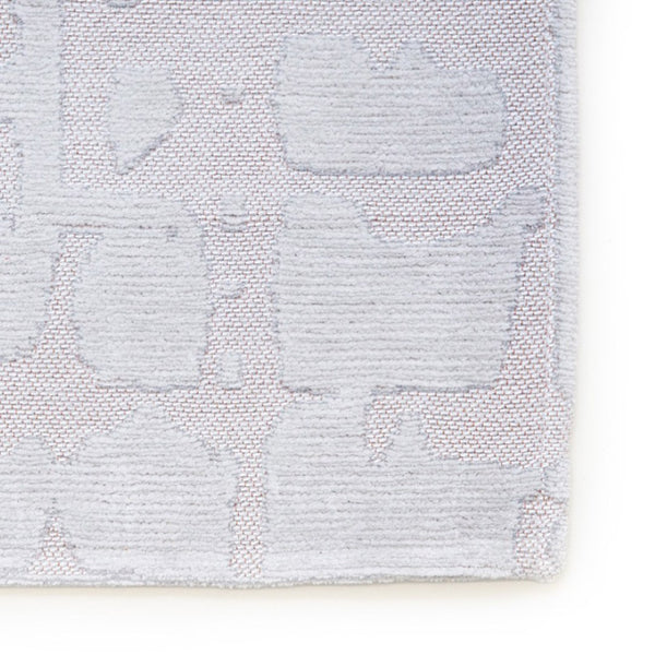 Louis de Poortere Structures Baobab Sculptural Area Rug Earthy Textured Motifs for Living Room Decor Tsingy Oyster 5'7 x 7'9 120326