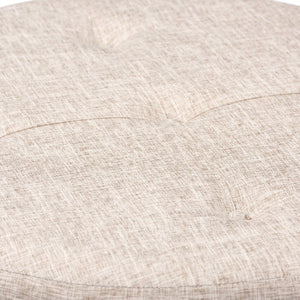 Baxton Studio Baxton Studio Vinet Beige Upholstered Ottoman - Versatile Cocktail Table & Footrest with Elegance JY17A200-Beige-Otto