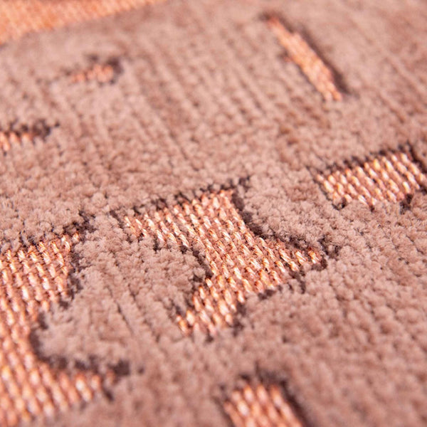 Louis de Poortere Structures Baobab Sculptural Area Rug Earthy Textured Motifs for Living Room Decor Za Copper 5'7 x 7'9 120328