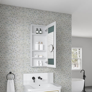 English Elm 15'' Frameless Led Bathroom Medicine Cabinet with Defog Soft Close and Usb Charging W1272120863