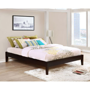 English Elm Redmond California King Platform Bed In Warm Cappuccino - Modern Minimalist Design & Easy Assembly B062S00950-GIGA