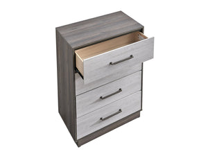 English Elm Aberdeen Five Drawer Chest Wood Grain Laminate Contemporary Bedroom Storage B078P497932
