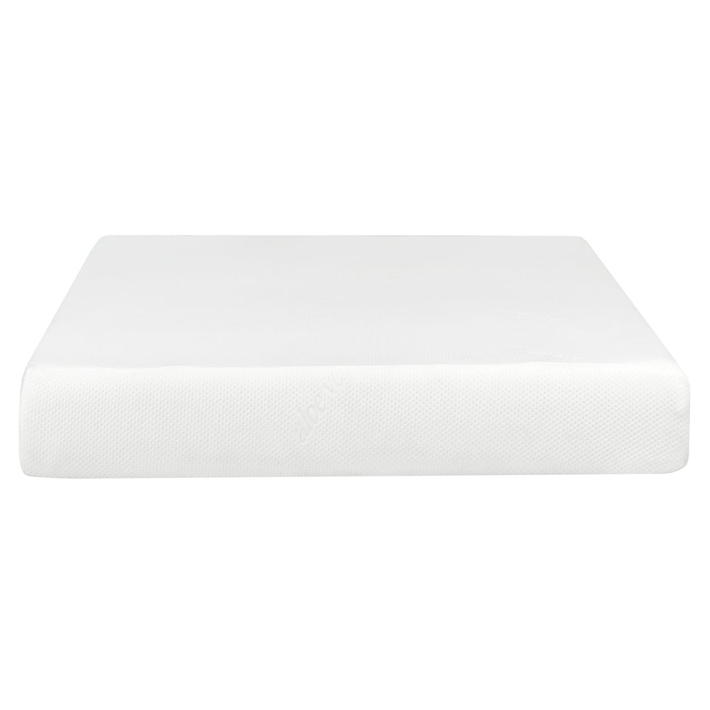 English Elm 10 Plush California King Gel Memory Foam Mattress with Aloe Jacquard Cover, Cooling Pressure Relief White 78 L x 16 W x 16 H B2741P287531