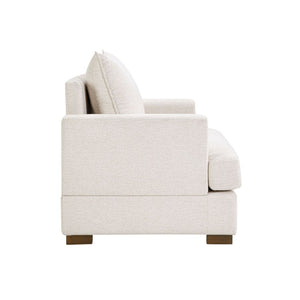 English Elm Oversized Accent Chair Plush Cushioned Seat with Lumbar Pillow for Living Room B035P496593