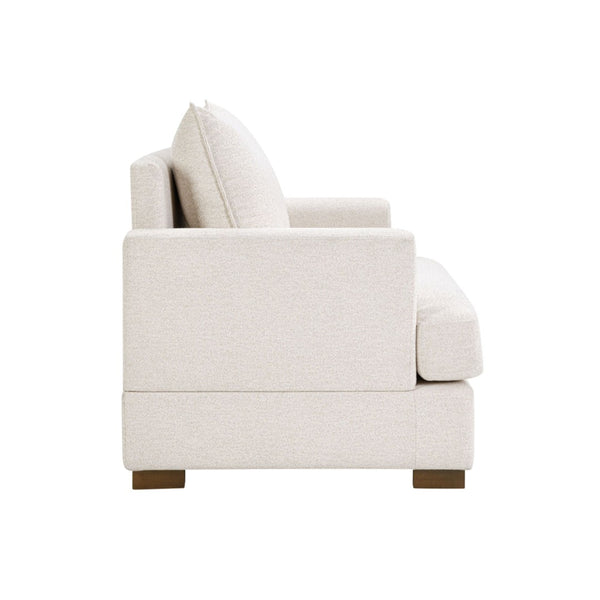 English Elm Oversized Accent Chair Plush Cushioned Seat with Lumbar Pillow for Living Room B035P496593