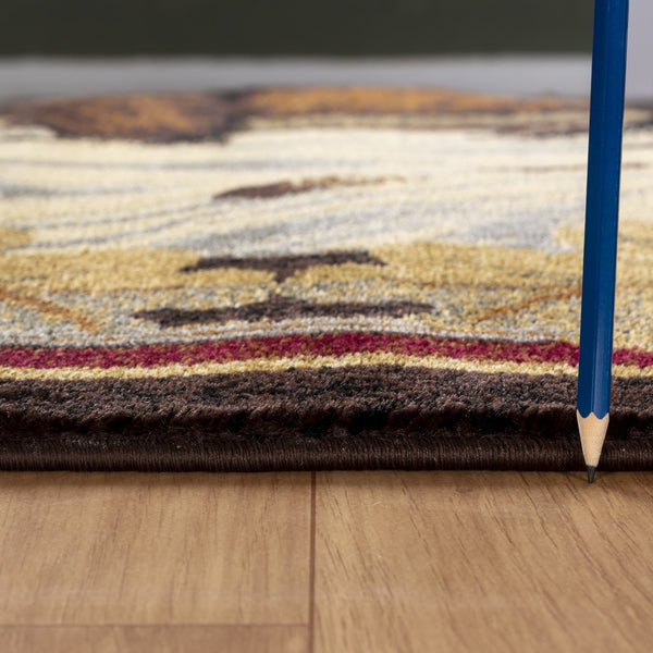 English Elm Nature'S Lodge Area Rug - 7' 10" X 10' 3" - Rustic, Durable, Kid & Pet-Friendly For High-Traffic Spaces B186P180968