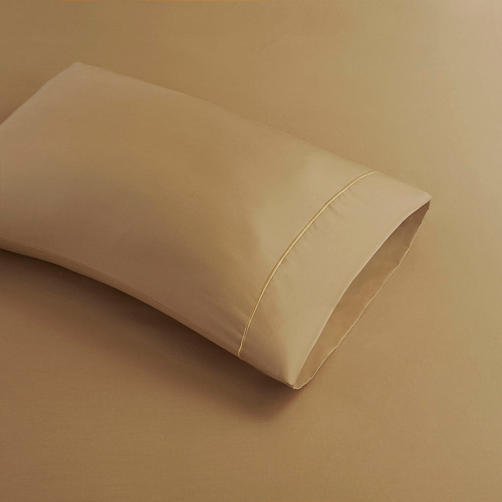 JLA Home Madison Park - Pima cotton sheets with Baratta hemstitching — breathable long-staple softness, durable year-round comfort 102 L x 90 W x 0.13H SHET20-510