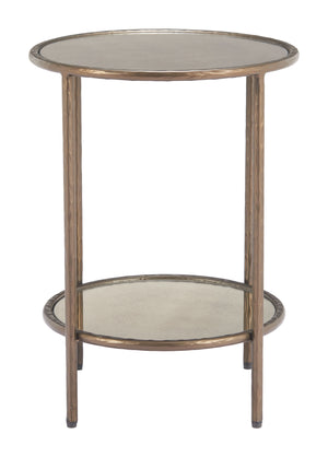 Zuo Modern Anelli Side Table In Bronze - Modern Elegance With Glass & Steel For Versatile Home Décor Solutions Bronze Glass,Steel 110535-zuo-modern