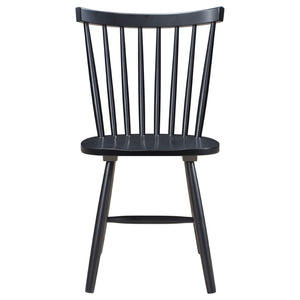 English Elm Keystone Windsor Spindle Back Rubberwood Dining Set Seats Four Cottage Farmhouse B062S01559
