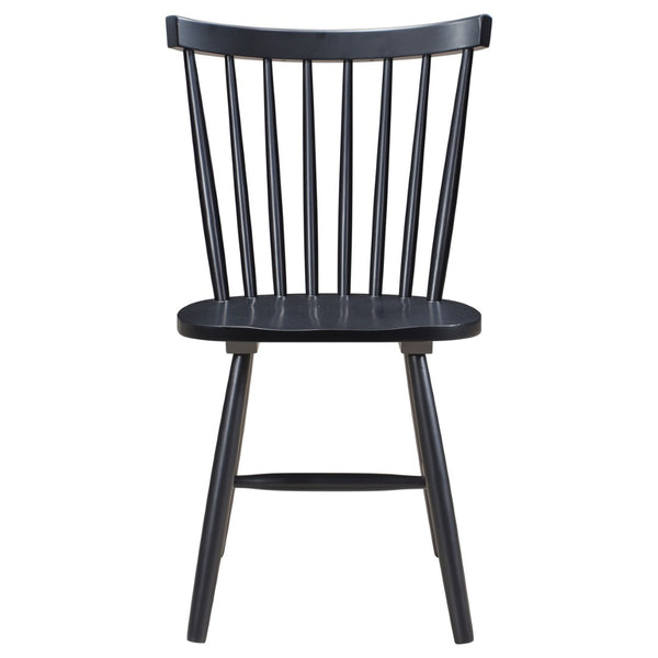 English Elm Keystone Windsor Spindle Back Rubberwood Dining Set Seats Four Cottage Farmhouse B062S01559