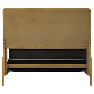 English Elm Arini Upholstered Queen Panel Bed In Sand Wash Grey – Vintage Charm With Modern Comfort & Style B062S00871